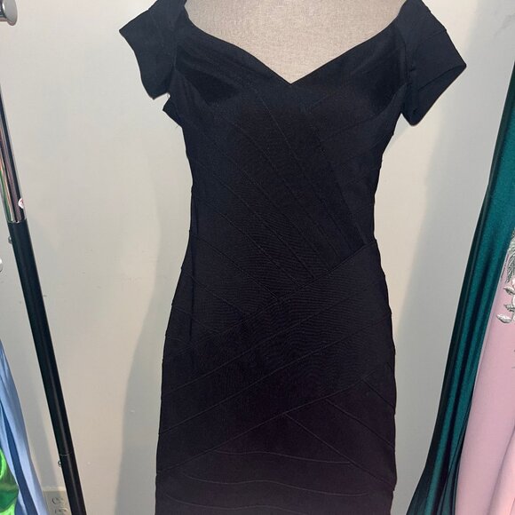 Off-The-Shoulder Cocktail Dress - Picture 2 of 8